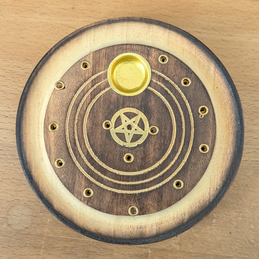 Incense & Cone Burner - Pentacle